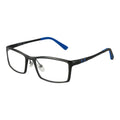Fila gray aluminum glasses frames with sleek, lightweight design and clear lenses, ideal for stylish everyday wear.