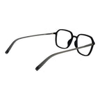 Fila black cellulose propionate glasses frames, stylish and lightweight eyewear with a modern design and clear lenses.