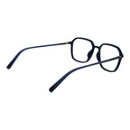 Fila blue cellulose propionate glasses frames with sleek design and transparent blue finish, stylish eyewear for everyday wear.