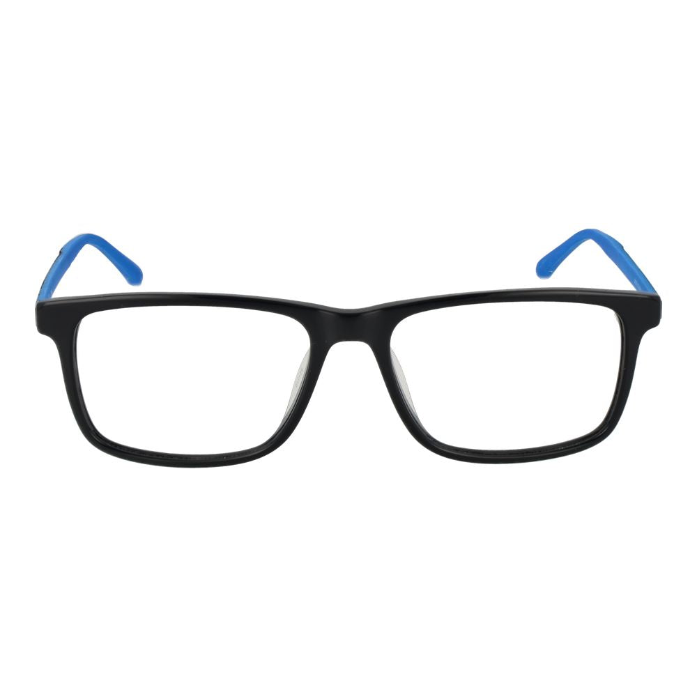 Fila gray rubber glasses frames with clear lenses, stylish and lightweight, featuring a modern design for everyday wear.