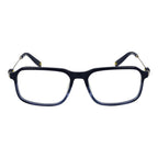 Fila blue metal glasses frames with sleek design and adjustable nose pads, ideal for stylish eyewear.