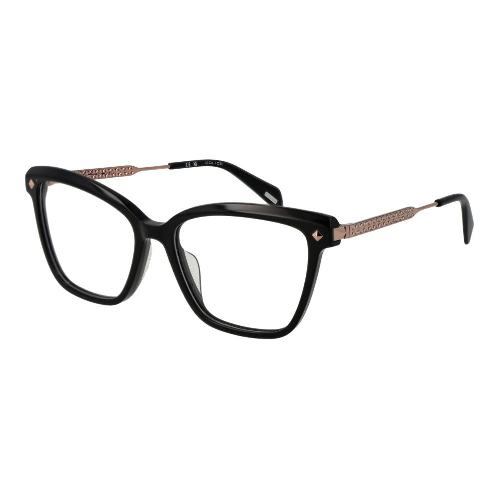 Police Black Metal Glasses Frames