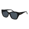 Barbour black acetate sunglasses with rounded frames and dark lenses, stylish eyewear for sun protection and fashion.