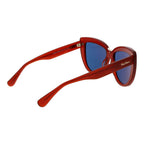 Max Mara red acetate sunglasses with stylish frame and tinted lenses, showcasing a chic and modern eyewear design.