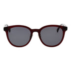Max Mara burgundy acetate sunglasses with sleek frame and tinted lenses, stylish eyewear for fashion-forward looks.
