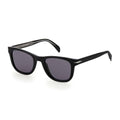Black plastic sunglasses by David Beckham with sleek, modern design and tinted lenses, stylish eyewear for casual wear.