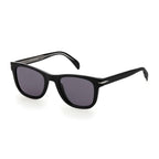 Black plastic sunglasses by David Beckham with sleek, modern design and tinted lenses, stylish eyewear for casual wear.