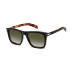 Black plastic sunglasses by David Beckham with sleek frame and tinted lenses, stylish eyewear for casual wear.