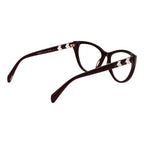 Police Burgundy plastic glasses frames featuring sleek design and modern style, perfect for everyday wear.