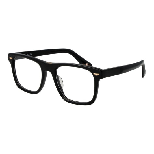 Police Black Cellulose Acetate Glasses Frames