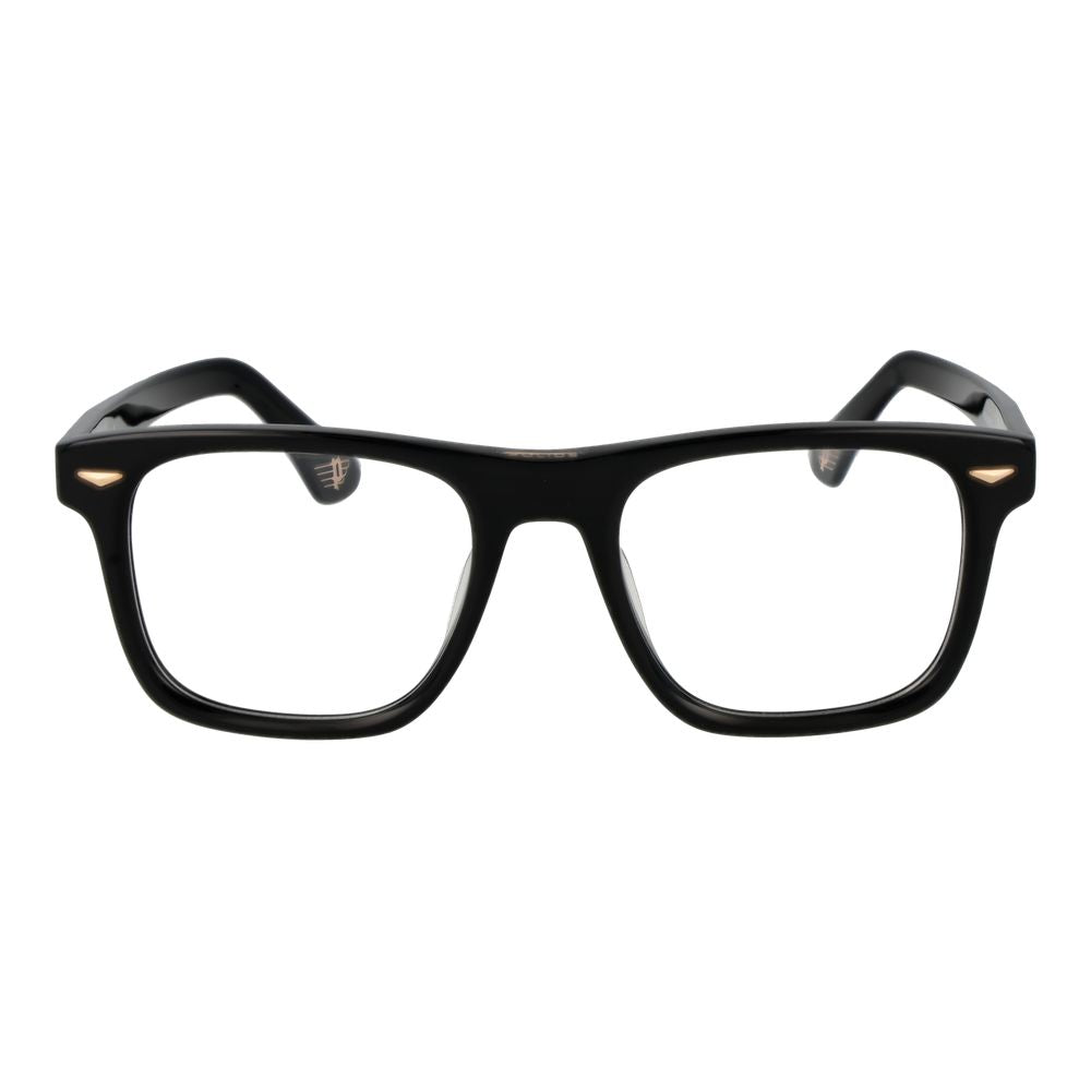 Police Black Cellulose Acetate Glasses Frames