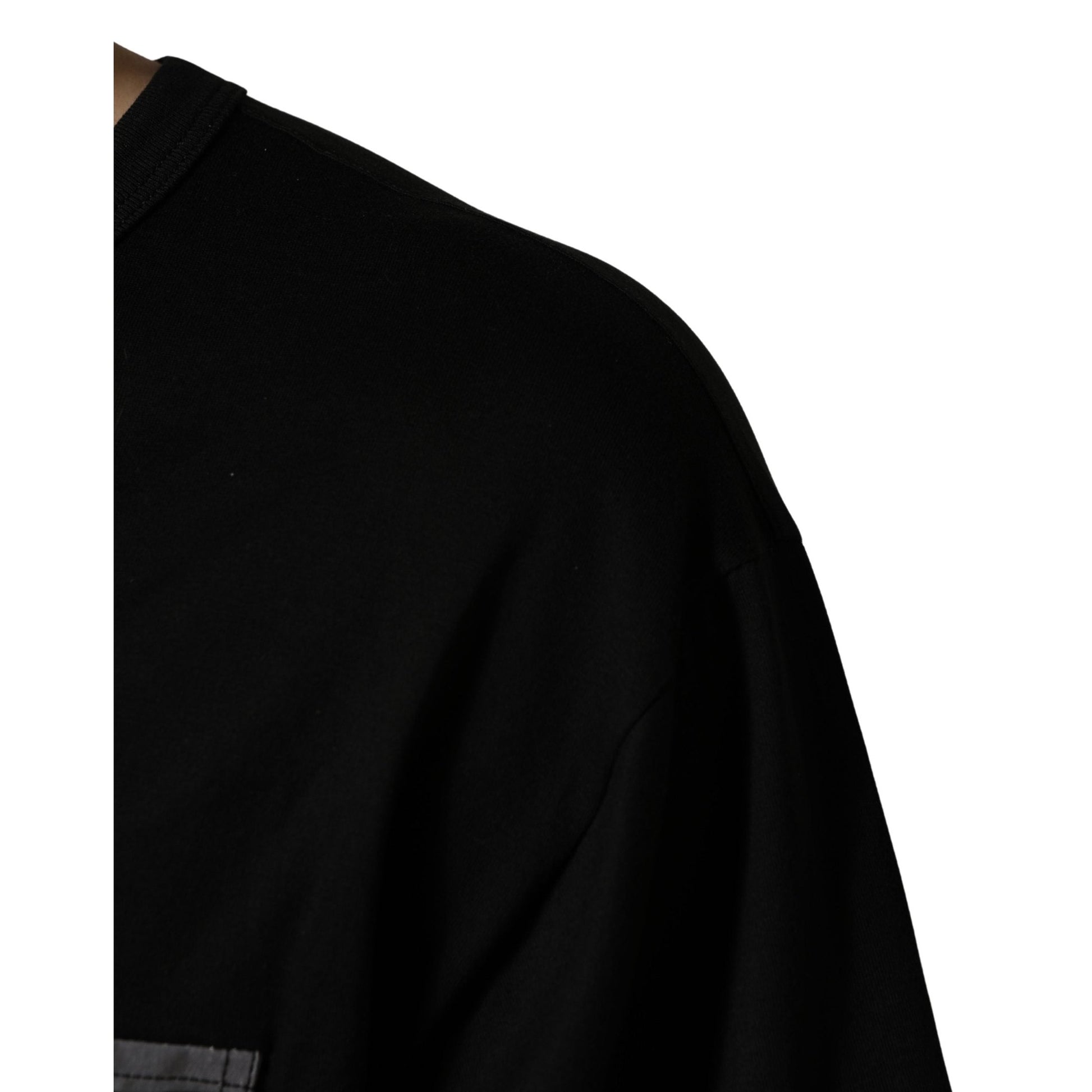Dolce & Gabbana Black Camouflage Pocket Oversized T-shirt Dolce & Gabbana