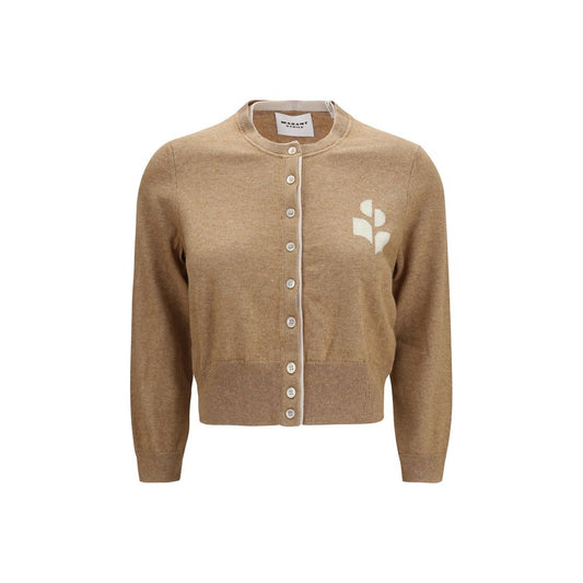 Marant Etoile Beige Cotton Cardigan Marant Etoile