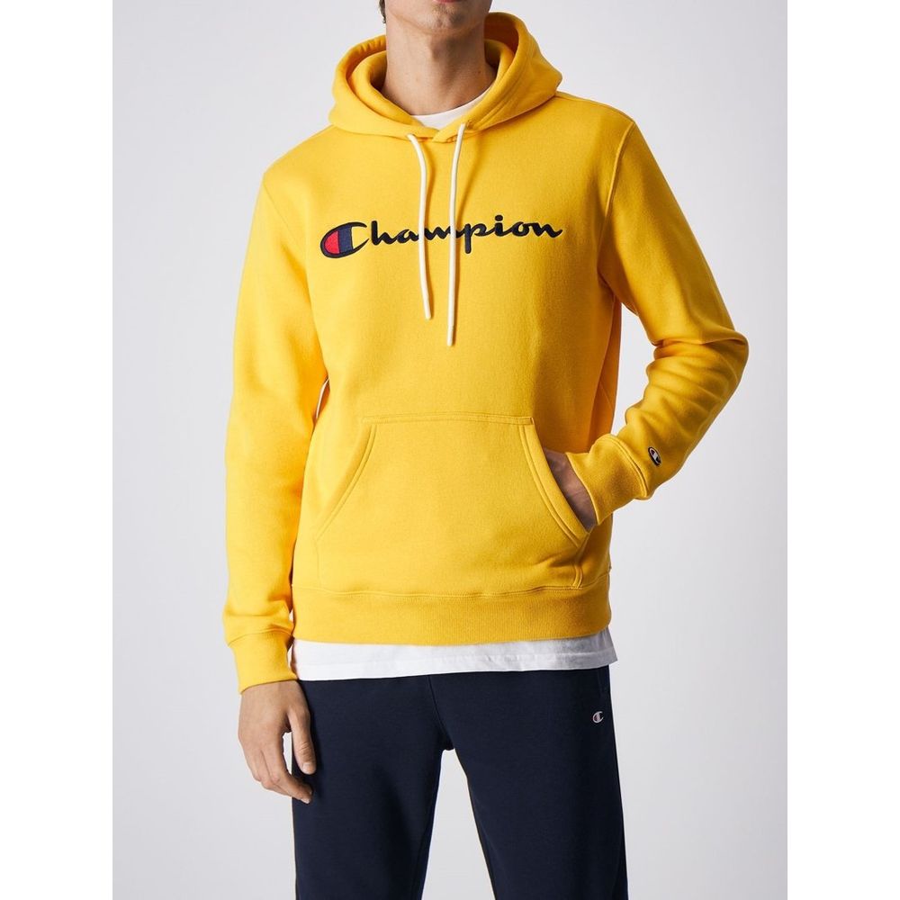 Champion Yellow Cotton Sweatshirt Champion