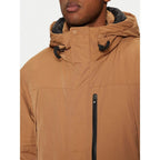 Champion Brown Polyester Parka - Eljoys Fashion 
