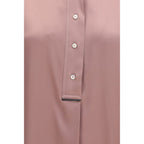 Brunello Cucinelli Multicolor Silk Shortsleeve Shirt Brunello Cucinelli