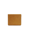 Brown calf leather Bos Taurus wallet by Brunello Cucinelli featuring sleek design and fine craftsmanship.