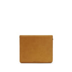 Brown calf leather Bos Taurus wallet by Brunello Cucinelli featuring sleek design and fine craftsmanship.