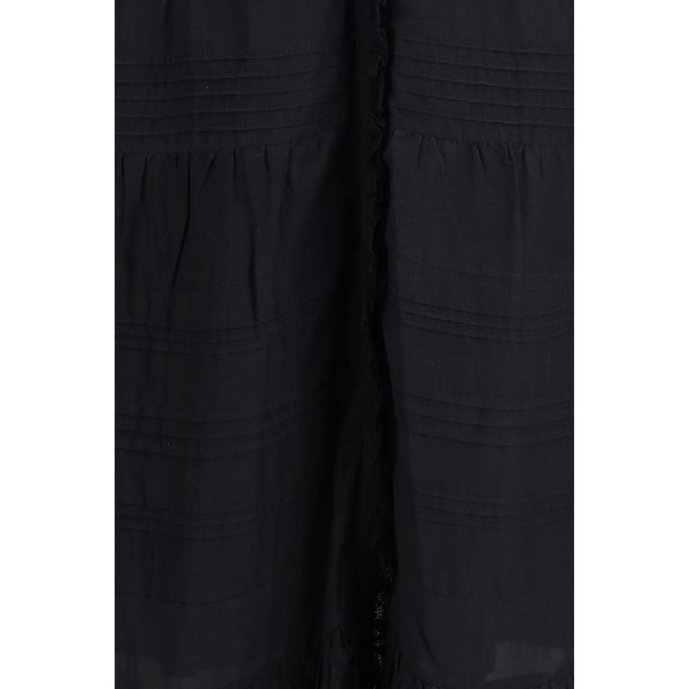 Isabel Marant Étoile Black Cotton Casual Dress