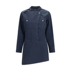 Marant Etoile Blue Cotton Casual Dress