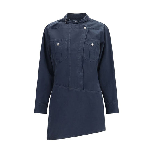 Marant Etoile Blue Cotton Casual Dress
