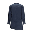 Marant Etoile Blue Cotton Casual Dress