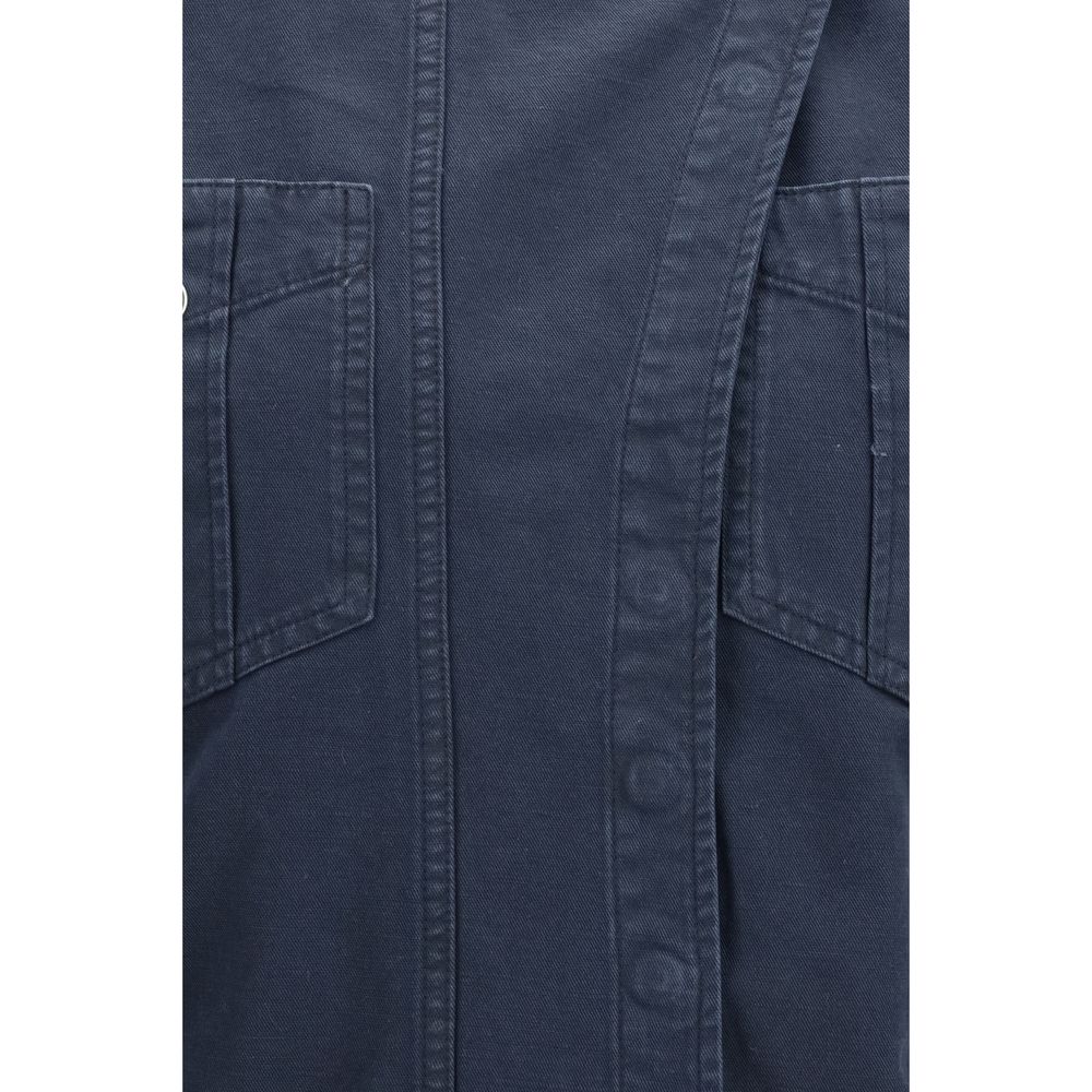Marant Etoile Blue Cotton Casual Dress