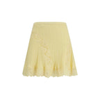 Self-Portrait Bicolor Viscose Mini Skirt Self-Portrait