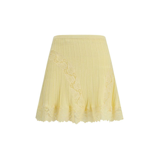 Self-Portrait Bicolor Viscose Mini Skirt Self-Portrait