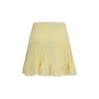 Self-Portrait Bicolor Viscose Mini Skirt Self-Portrait