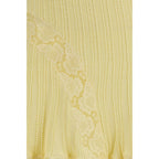 Self-Portrait Bicolor Viscose Mini Skirt Self-Portrait