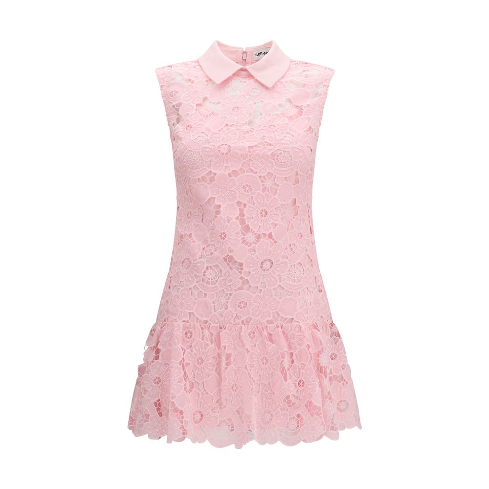 Self-Portrait Multicolor Polyester Casual Dress Self-Portrait