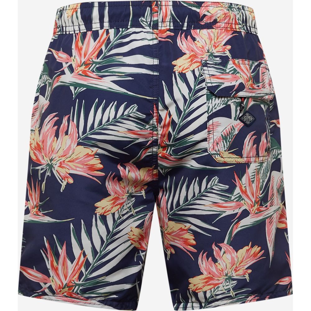 Superdry Blue Polyester Swim Shorts Superdry