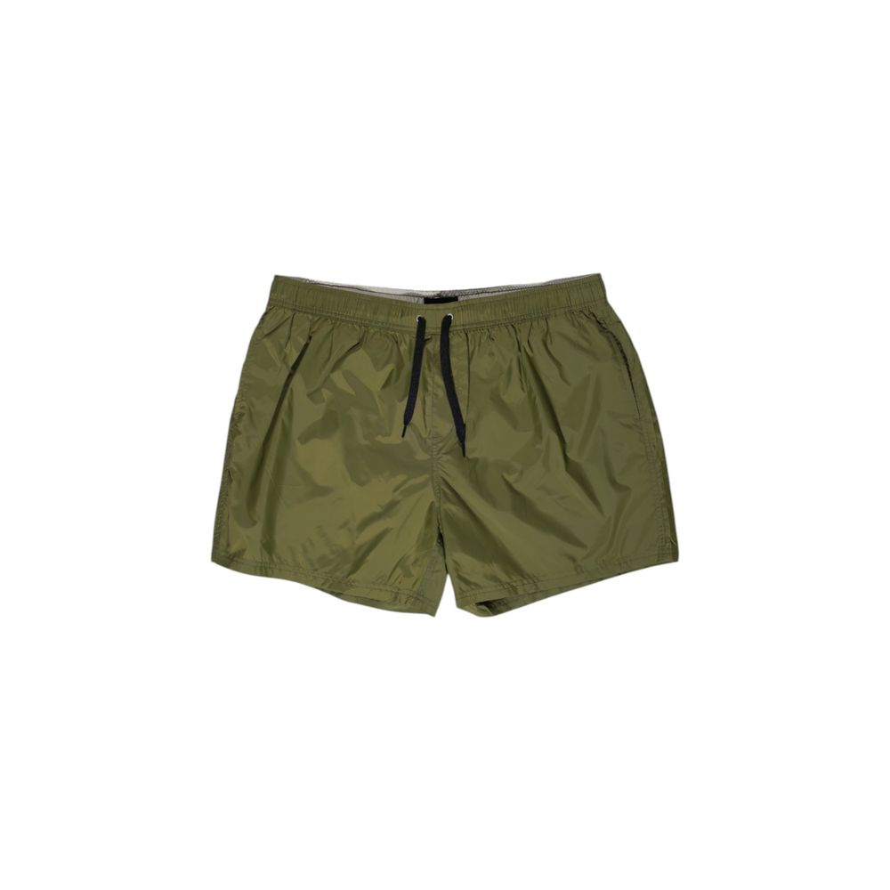 Refrigiwear Green Polyester Swim Shorts Refrigiwear