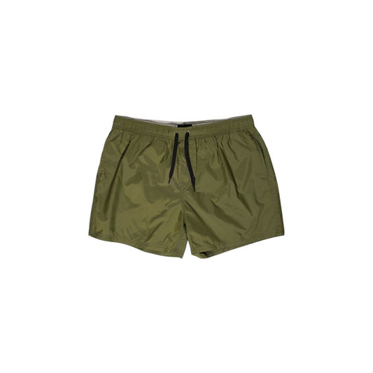 Refrigiwear Green Polyester Swim Shorts Refrigiwear