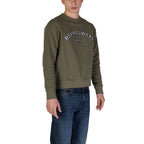 Refrigiwear Green Cotton Sweatshirt Refrigiwear