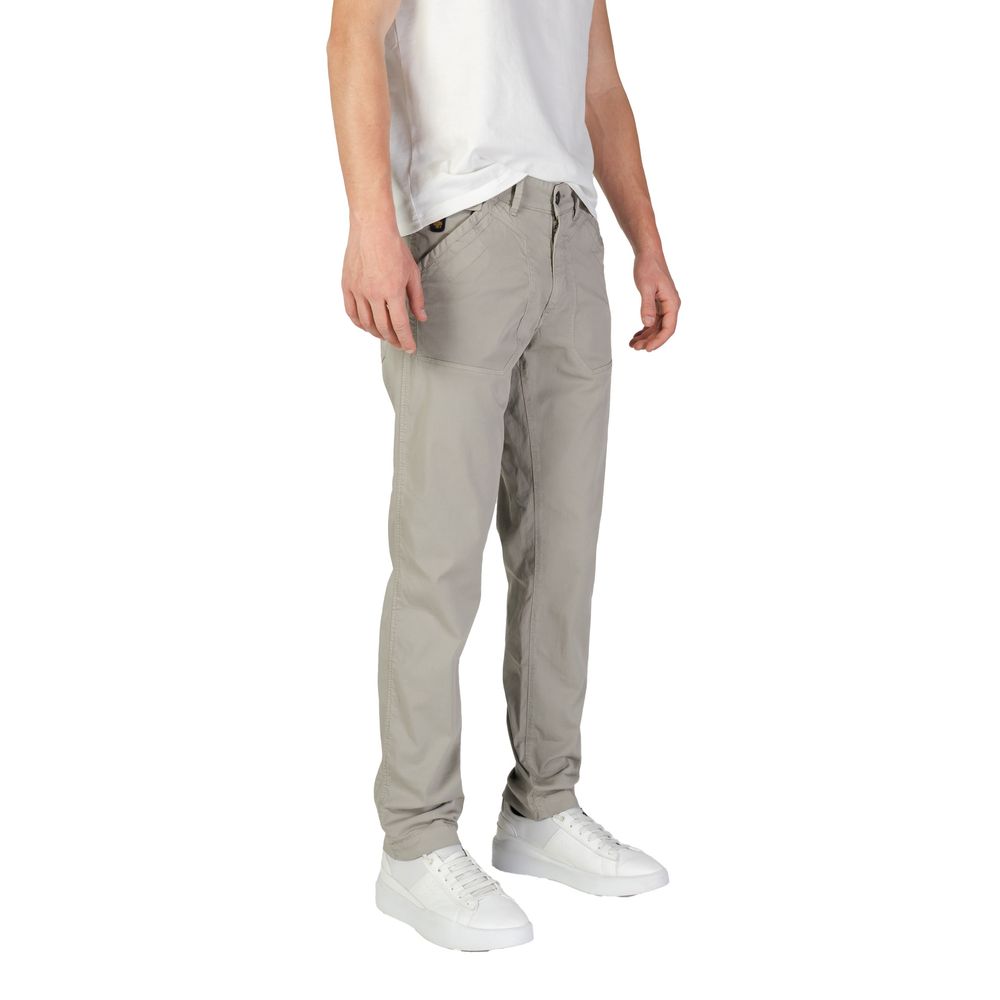 Refrigiwear Gray Cotton Casual Pants Refrigiwear