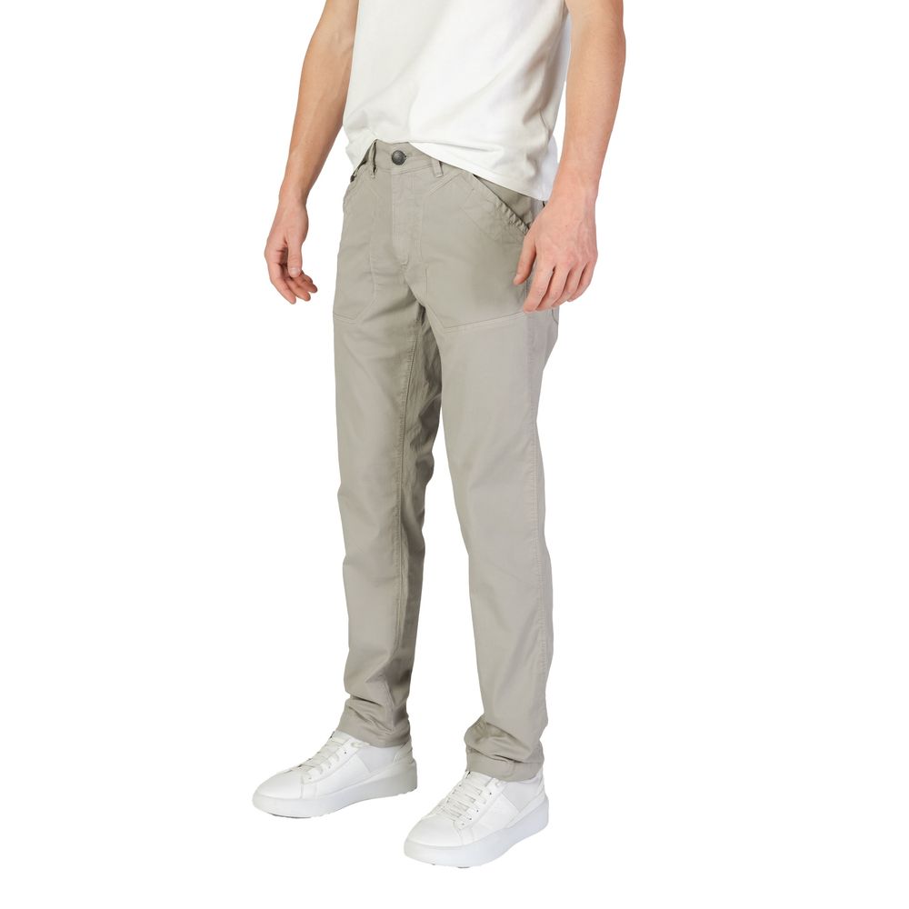 Refrigiwear Gray Cotton Casual Pants Refrigiwear