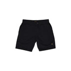 Refrigiwear black cotton Bermuda shorts with a relaxed fit, featuring front pockets and a casual style for comfortable summer wear.
