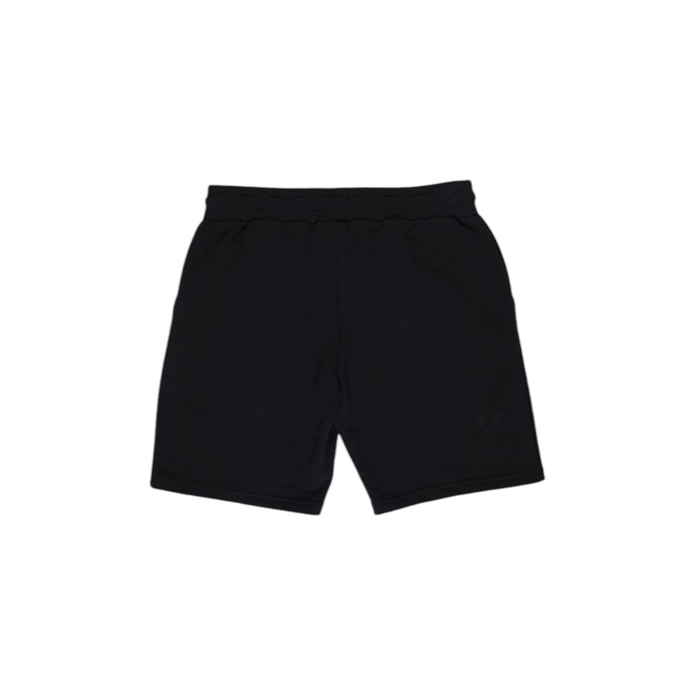 Refrigiwear black cotton Bermuda shorts featuring a relaxed fit and casual style, perfect for warm weather.