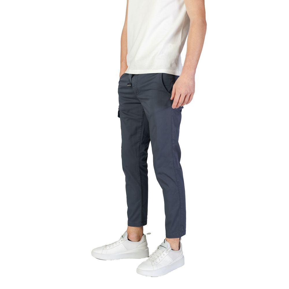 Refrigiwear Blue Cotton Cargo Pants Refrigiwear