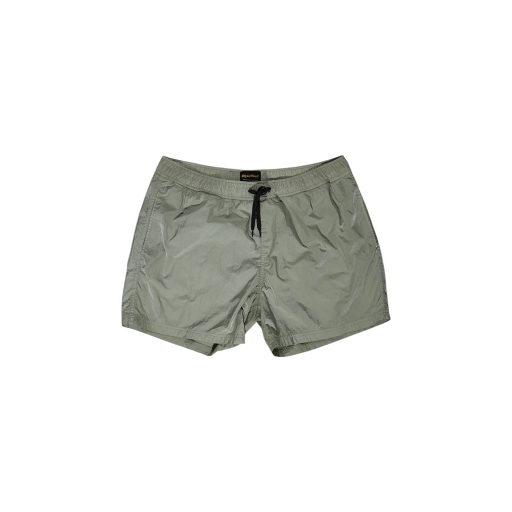 Refrigiwear Green Nylon Swim Shorts Refrigiwear