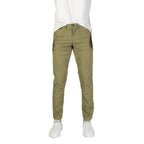 Refrigiwear Green Cotton Casual Pants Refrigiwear