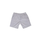 Refrigiwear white cotton Bermuda shorts displayed on a model, showcasing casual summer style and comfortable fit.