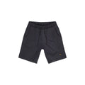 Black cotton Bermuda shorts by Refrigiwear, casual men's shorts with a relaxed fit and functional design.