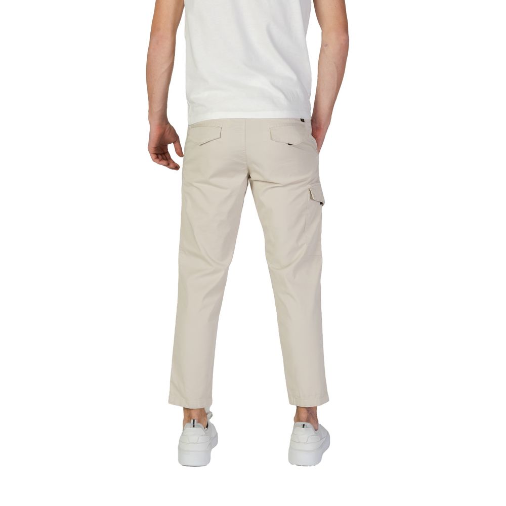 Refrigiwear Beige Cotton Cargo Pants Refrigiwear
