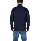 In My Hood Blue Polyester Turtleneck In My Hood