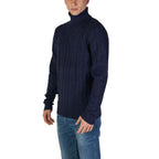 In My Hood Blue Polyester Turtleneck In My Hood