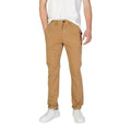 Superdry Beige Cotton Skinny Pants Superdry