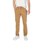 Superdry Beige Cotton Skinny Pants Superdry